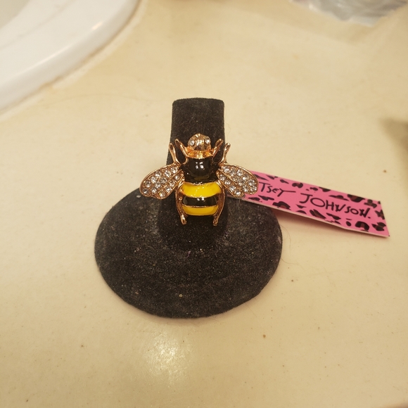 Betsey Johnson Bumble Bee Ring 
